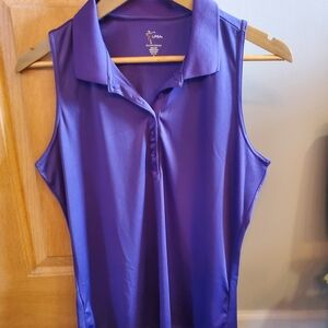 Women's Purple Sleeveless Top